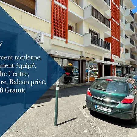 Apartment Homey Boa -hyper-centre- En Face De La Gare -balcon Prive Annecy